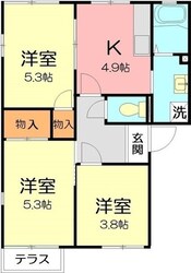 リヴェールシモネＡの物件間取画像